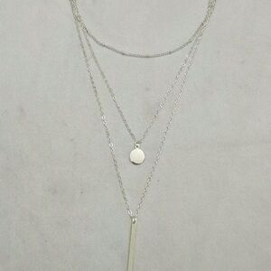 Silver necklace (3 strand silver)